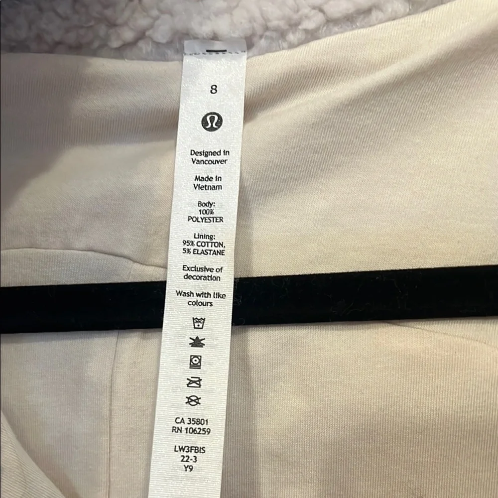 Cozy Cream Sherpa Jacket sz 8 - Picture 2 of 3